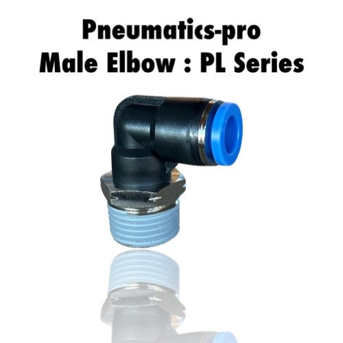Male Elbow PL Push-to-connect (Push-in Fittings) - Pneumatics-pro