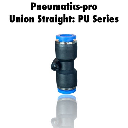 Union Straight PU Series Push-to-connect (Push-in) Fittings - Pneumatics-pro