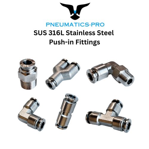 SUS 316L Stainless Steel Push-in Fittings