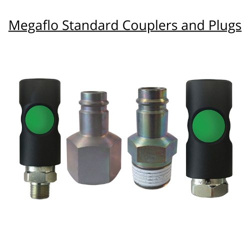 Topring Megaflo Quick Disconnect Couplers and Plugs, offer Airflow, SCFM 81-175 Matrial options: Nitrided steel, Composite