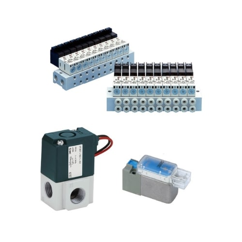 SMC Pneumatic Solenoid Valves (Directional Control Valves) — Pneumatics