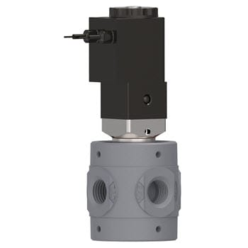 B250E111F12VDC : Humphrey Diaphragm Poppet Solenoid Valve