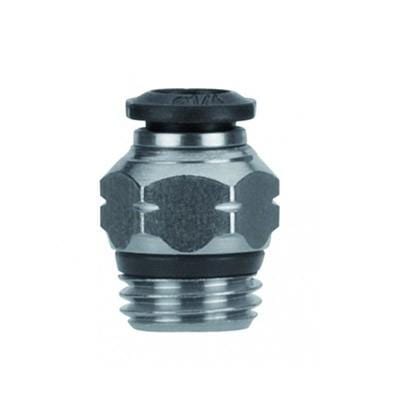 AIGNEP Fittings 50000N-12-1/2 : AIGNEP (BAG OF 5 PCS.) Straight Male 12mm Tube x 1/2 Swift-Fit