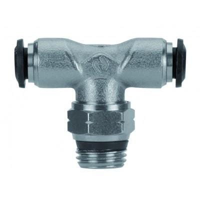 AIGNEP Fittings 50210N-10-1/4 : AIGNEP (BAG OF 5 PCS.) Swivel Branch Tee 10mm Tube x 1/4 Swift-Fit