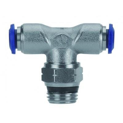 AIGNEP Fittings 87210-02-02 : AIGNEP (BAG OF 5 PCS.) Swivel Male Branch Tee  1/8 Tube x 1/8 Swift-Fit