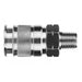 AIGNEP Quick Disconnect Couplers and Plugs 80191-06 : AIGNEP (Alpha) 1/4" Multisocket x 3/8" Male NPTF