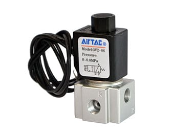 Airtac Pneumatic Components Airtac 3V2-08: Solenoid Air Valve - 3V208NCE