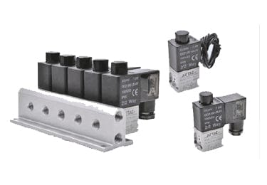 Airtac Pneumatic Components Airtac 3V2M: Solenoid Air Valve, Manifold Series - 3V2MNCE