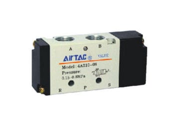 Airtac Pneumatic Components Airtac 4A210-06: Air Pilot Valve, 5 Way - 4A21006