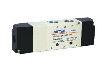 Airtac Pneumatic Components Airtac 4A220-06: Air Pilot Valve, 5 Way - 4A22006G