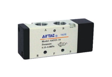 Airtac Pneumatic Components Airtac 4A310-10: Air Pilot Valve, 5 Way - 4A31010