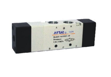 Airtac Pneumatic Components Airtac 4A330C-08: Air Pilot Valve, 5 Way - 4A330C08