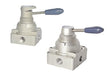 Airtac Pneumatic Components Airtac 4HV410-15: Hand Valve, Rotary Style - 4HV41015SLT