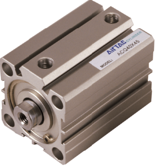 Airtac Pneumatic Components Airtac ACQ: Compact Air Cylinder, Double Acting - ACQ50X25
