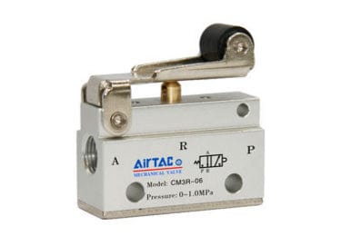 Airtac Pneumatic Components Airtac CM3R-05: Manual Valve, 3 Way - CM3R05