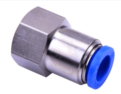 Airtac Pneumatic Components Airtac NPCF: Push to Connect Fitting, Female Connector - NPCF1/2-3/8 (BAG OF 10 pcs.)