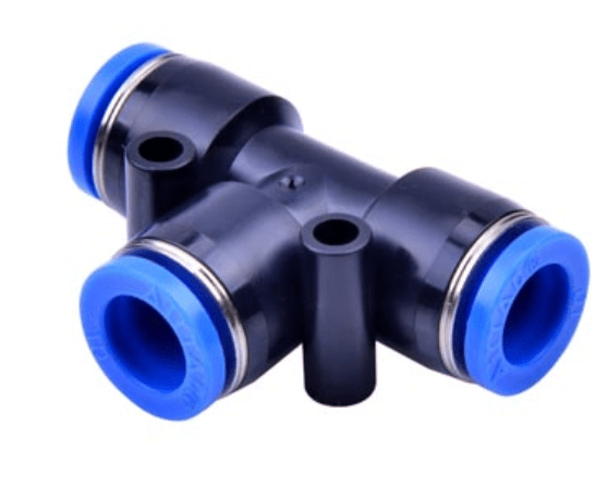 Airtac Pneumatic Components Airtac NPE: Push to Connect Fitting, Union Tee - NPE3/8 (BAG OF 10 pcs.)