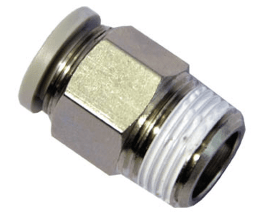 Airtac Pneumatic Components Airtac PC: Push Lock Fitting, Male Connector - PC1001 (BAG OF 10 pcs.)