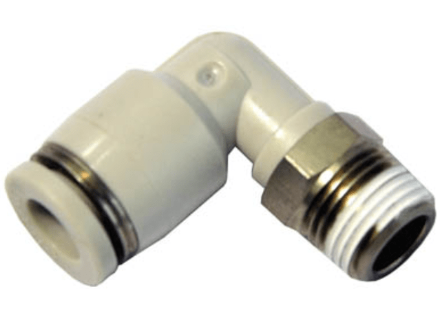 Airtac Pneumatic Components Airtac PL: Push Lock Fitting, Male Elbow - PL602D (BAG OF 10 pcs.)