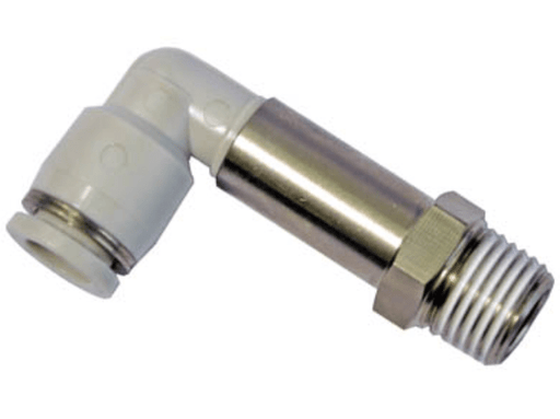 Airtac Pneumatic Components Airtac PLL: Push Lock Fitting, Extended Male Elbow - PLL1202 (BAG OF 10 pcs.)