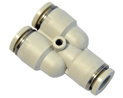 Airtac Pneumatic Components Airtac PY: Push Lock Fitting, Union Y - PY10 (BAG OF 10 pcs.)