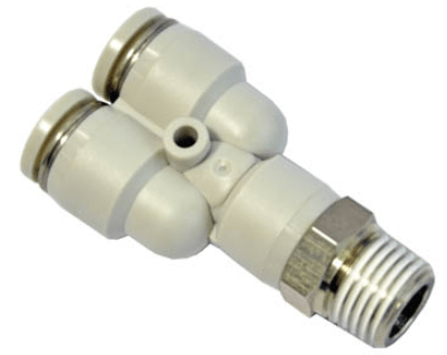 Airtac Pneumatic Components Airtac PYB: Push Lock Fitting, Branch Y - PYB1002 (BAG OF 10 pcs.)