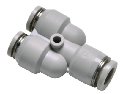 Airtac Pneumatic Components Airtac PYW: Push Lock Fitting, Different Diameter Union Y - PYW10-8 (BAG OF 10 pcs.)