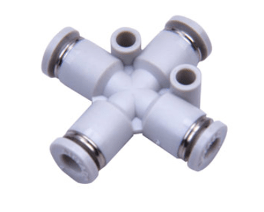 Airtac Pneumatic Components Airtac PZ: Push Lock Fitting, Cross - PZ10 (BAG OF 10 pcs.)