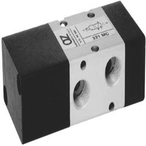 AZ PNEUMATICA Air Pilot Valves 00.022.4 (321 MC) : AZ Pneumatica 3/2 1/8" NC pneumatic pilot, Spring return