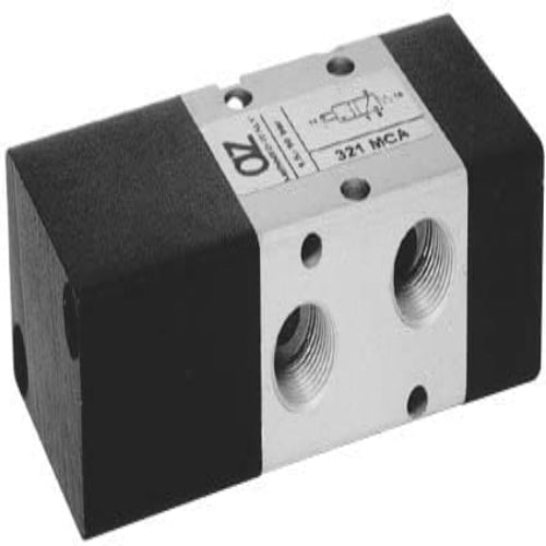 AZ PNEUMATICA Air Pilot Valves 00.023.4 (321 MCA) : AZ Pneumatica 3/2 1/8" NO pneumatic pilot, Spring return
