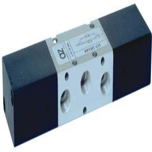 AZ PNEUMATICA Air Pilot Valves 00.043.4 (5213P CC) : AZ Pneumatica 5/3 1/8" pressurized centres, Dual pneumatic pilot