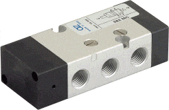 AZ PNEUMATICA Air Pilot Valves 01.008.4 (582 MC) : AZ Pneumatica NAMUR 5/2 1/4" pneumatic pilot, Spring return