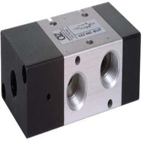 AZ PNEUMATICA Air Pilot Valves 01.037.4 (322 MC SUP) : AZ Pneumatica 3/2 1/4" NC pneumatic pilot Upper connection, Spring return