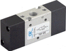 AZ PNEUMATICA Air Pilot Valves 05.002.4 (731 CC) : AZ Pneumatica 18 mm in-line  3/2 1/8" Dual pneumatic pilot
