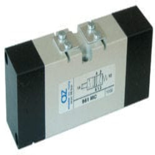 AZ PNEUMATICA Air Pilot Valves 05.178.4 (951 MC) : AZ Pneumatica VDMA 25 mm 5/2 pneumatic pilot, Spring return