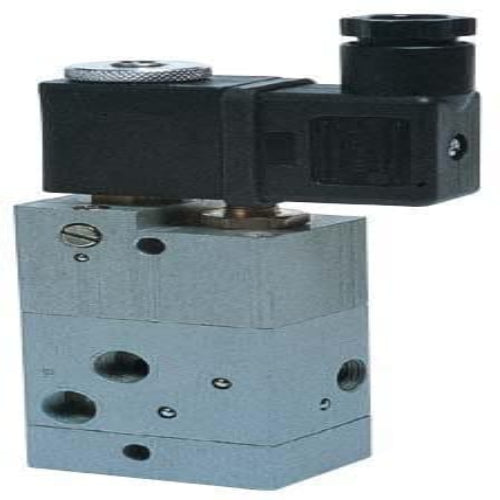AZ PNEUMATICA Logic Valves 00.008.3 : AZ Pneumatica NC solenoid pilot dual-pressure valve - without coil