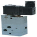 AZ PNEUMATICA Logic Valves 00.008.3 : AZ Pneumatica NC solenoid pilot dual-pressure valve - without coil