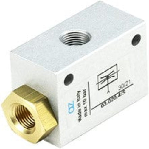 AZ PNEUMATICA Logic Valves 03.020.4/S : AZ Pneumatica Vacuum generator with threaded exhaust port G1/8"