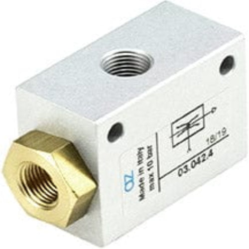 AZ PNEUMATICA Logic Valves 03.042.4 (DP 2010) : AZ Pneumatica Direct depressor with threaded exhaust G1/8" and double outlet