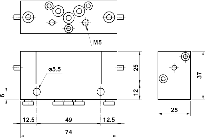 AZ PNEUMATICA Logic Valves 04.002.4 : AZ Pneumatica Bi-stable memory