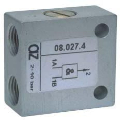 AZ PNEUMATICA Logic Valves 08.027.4 : AZ Pneumatica AND Single  Valve 1/8"