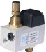 AZ PNEUMATICA Logic Valves 10.014.4 : AZ Pneumatica G1/8" pneumatically piloted stop valve with integrated RFU