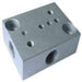 AZ PNEUMATICA Logic Valves AQ.015.1 : AZ Pneumatica Single sub-base for assembling of CR logic elements