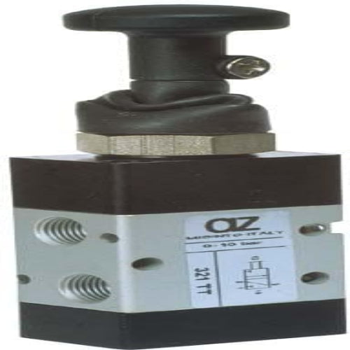 AZ PNEUMATICA Manual Valves 00.068.4 (321 TT) : AZ Pneumatica 3/2 1/8" push/pull, Bi-stable