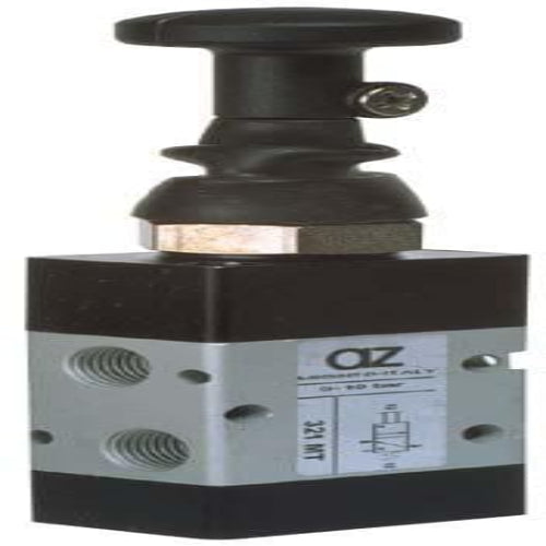AZ PNEUMATICA Manual Valves 00.075.4 (321 MT) : AZ Pneumatica 3/2 1/8" push/pull, Spring return