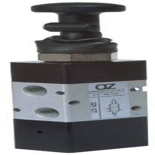 AZ PNEUMATICA Manual Valves 00.110.4 (321 CT) : AZ Pneumatica 3/2 1/8" push/pull Released,pneumatically actuated repositioning