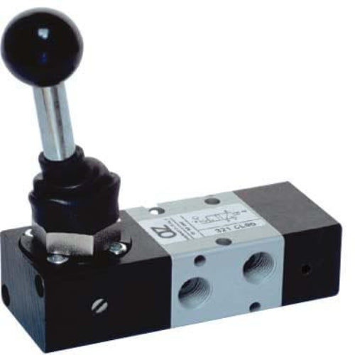 AZ PNEUMATICA Manual Valves 00.139.4 (321 CL90) : AZ Pneumatica 3/2 1/8" 90° lever ,pneumatically actuated repositioning