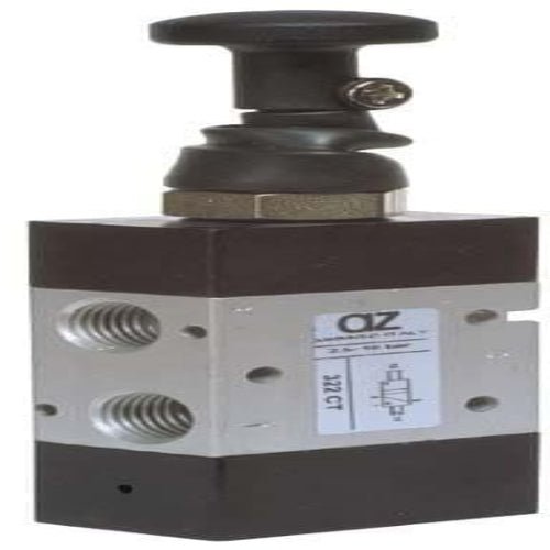 AZ PNEUMATICA Manual Valves 01.041.4 (322 CT) : AZ Pneumatica 3/2 1/4" push/pull Released,pneumatically actuated repositioning