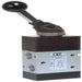AZ PNEUMATICA Manual Valves 01.049.4 (322 LL) : AZ Pneumatica 3/2 1/4" Top-mounted lever, Bi-stable