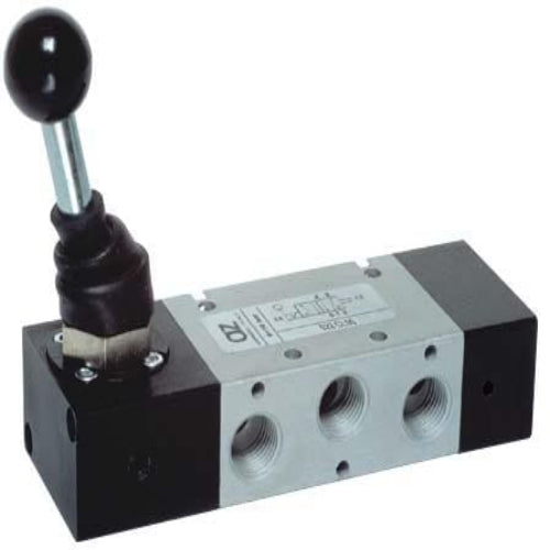 AZ PNEUMATICA Manual Valves 01.065.4 (522 CL90) : AZ Pneumatica 5/2 1/4" 90° lever ,pneumatically actuated repositioning